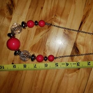 Necklace and earrings